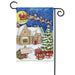 Santas Workshop Garden Flag