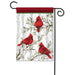 Cardinals in Birch Garden Flag