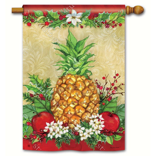 Holiday Pineapple Standard Flag