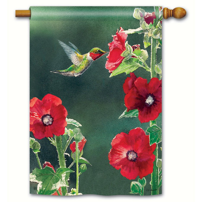 Hummingbird Delight Std Flag
