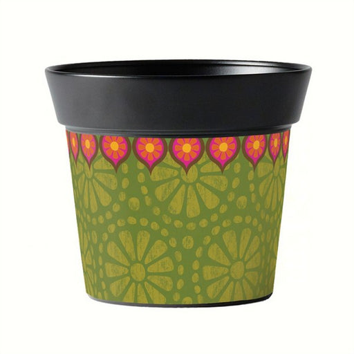 Gypsy Garden Green 6 inch Art Pot