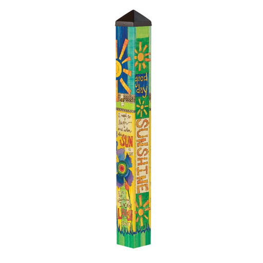 Good Day Sunshine 3 foot Lyric Pole 4 inch x 4 inch + Freight