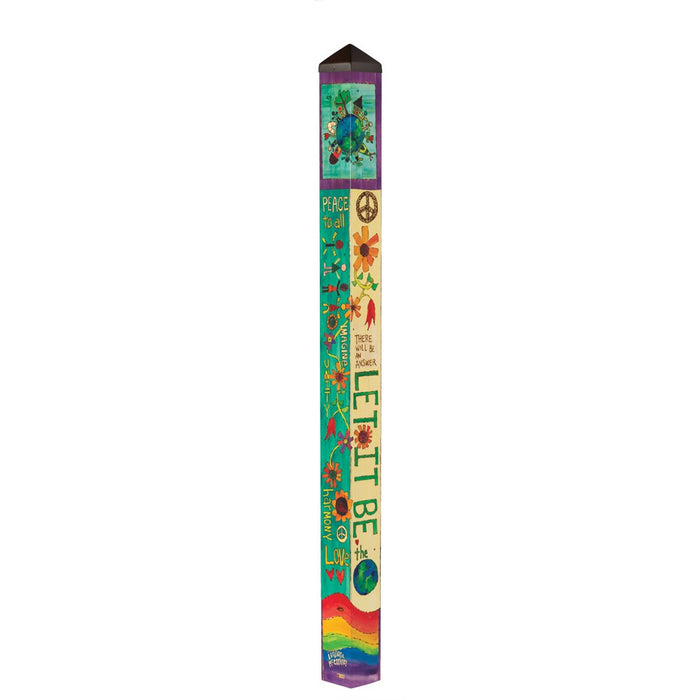 Let It Be 6' foot Lyric Pole 5 inch x 5 inch + Freight