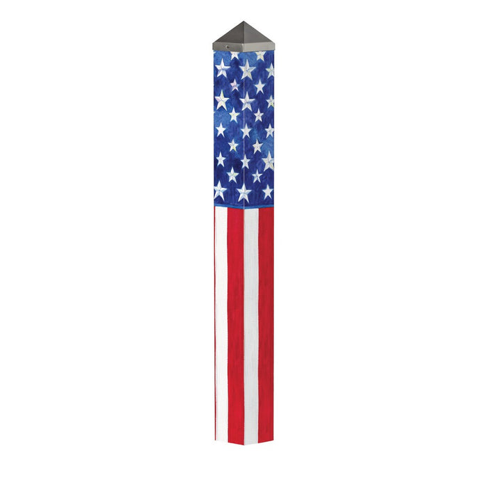 Stars and Stripes Forever 40" Art Pole + Freight