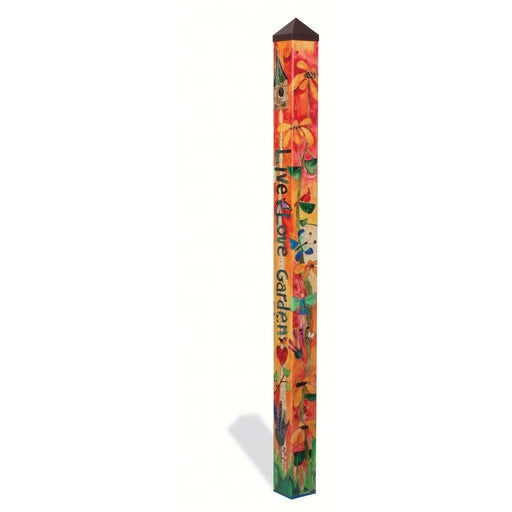 Love Garden 6 foot Art Pole 5x5 +Freight