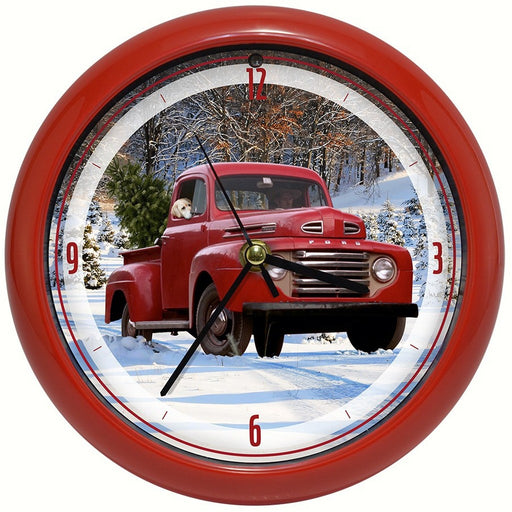 Ford Holiday Truck 8 inch Sound Clock