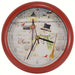 Let it Snow 8 inch Sound Clock