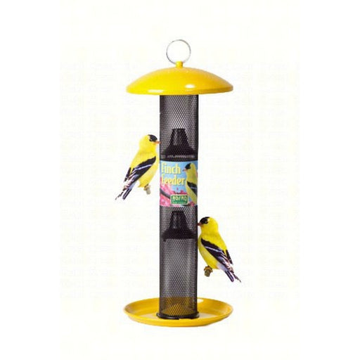 Yellow Straight Sided Finch Feeder