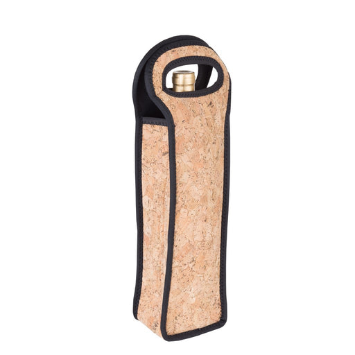 Neoprene Cork Wine Bottle Tote (Holds 1 Bottle)