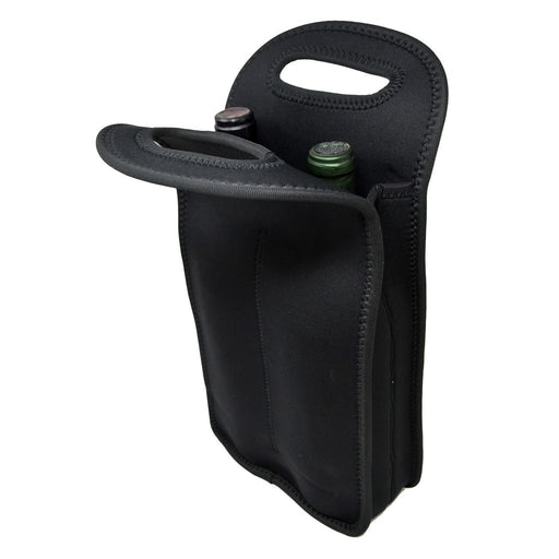 Neoprene Wine Bottle Tote Holds 2 Bottles