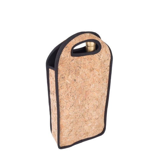 Neoprene Cork Wine Bottle Tote (Holds 2 Bottles)