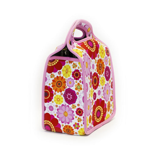 Neoprene 6-Pack Tote - Flower Power