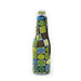 Neoprene Beer Bottle Jacket withZipper - Circles & Squares