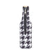 Neoprene Beer Bottle Jacket withZipper - Houndstooth