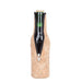 Neoprene Beer Bottle Jacket withZipper - Cork