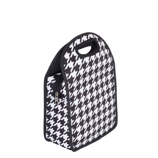 Neoprene Lunch Tote - Houndstooth