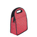 Neoprene Lunch Tote - Red & Black