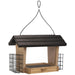 Bamboo 6 Qt Hopper Seed and Suet Feeder