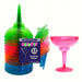 2 pc 12 oz Margarita Glasses Assorted Neon 12 ct