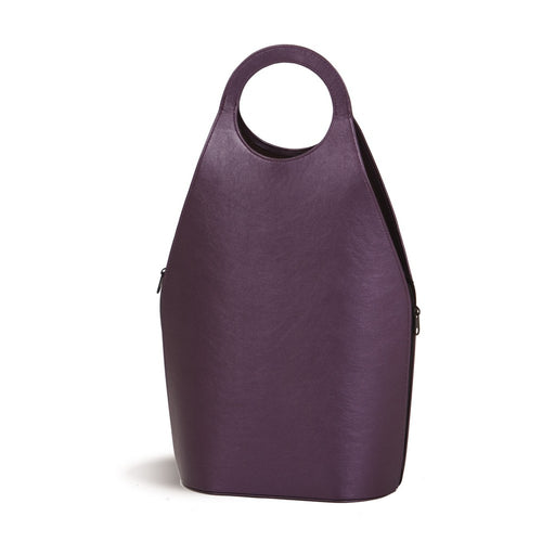 Soleil Double Wine Tote - Purple Shimmer