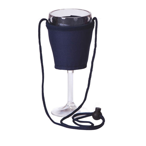 Wine Glass Lanyard - Navy