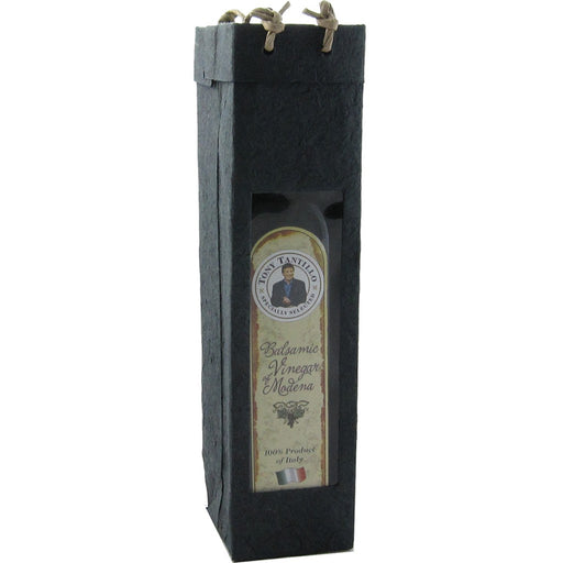 OB1 Black - Handmade Paper Olive Oil Bottle Bags - Must order in 6's