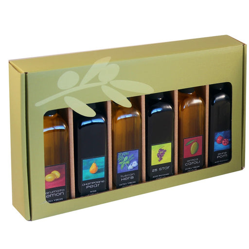 Obox6 Sampler Olive - Olive Oil Sampler 6 Pack Boxes