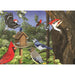 Around the Birdfeeder Tray Puzzle 35 piece Puzzle