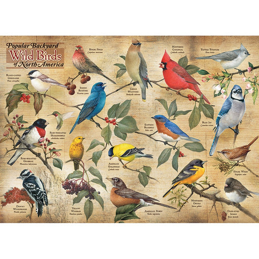 Popular Backyard Birds of N.A. 1000 pc Puzzle