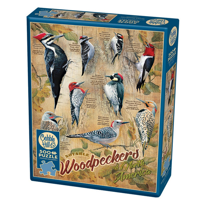 Notable Woodpeckers 500 pc Puzzle