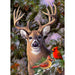One Deer Two Cardinals 500 pc puzzle