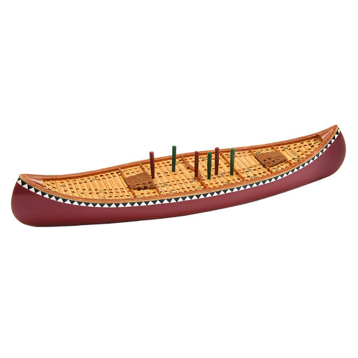 Canoe Cribbage Board