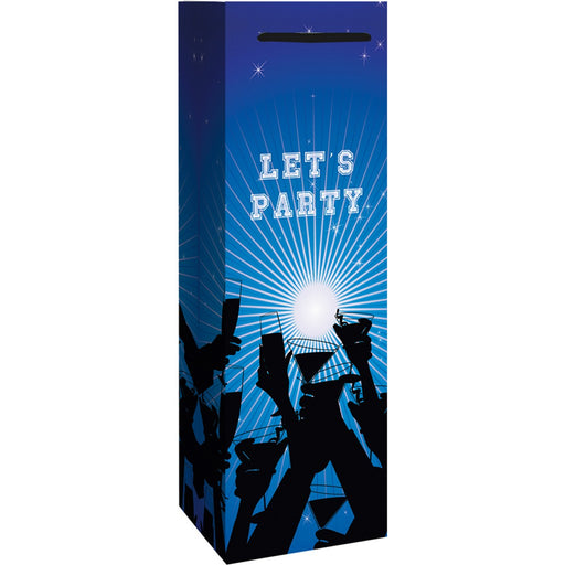 P1 Let's Party - Printed Paper Bottle Bags - Must order in 6's