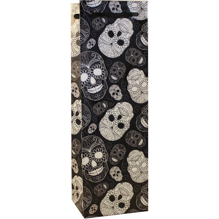 P1 Skulls - Printed Paper Bottle Bags - Must order in 6's