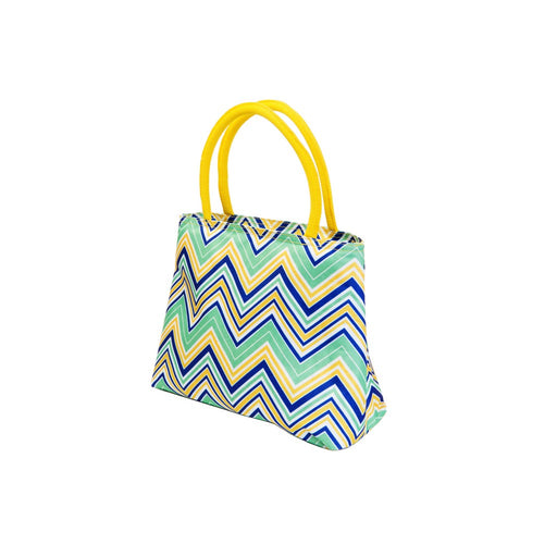 Insulated Lunch Tote - YellowithMulti Chevrons