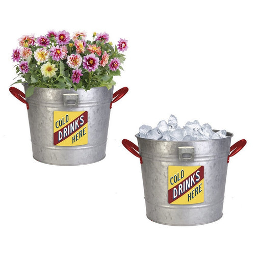 Vintage Ice Bucket Planter