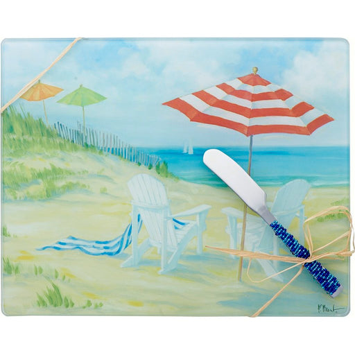 Cheese Board - Perfect Beach withSpreader - 10x8 Inches - TBD