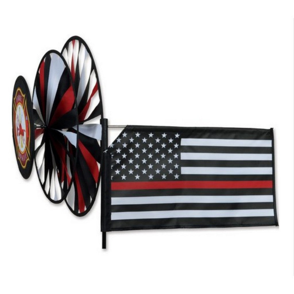 Thin Red Line Triple Spinner — Parrotcha