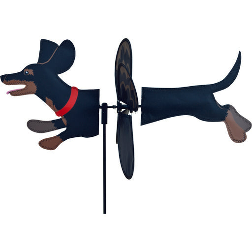 Petite Spinner - Black Dachshund