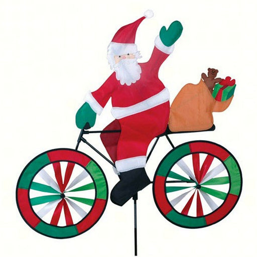 Santa Bicycle Spinner