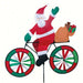 Santa Bicycle Spinner