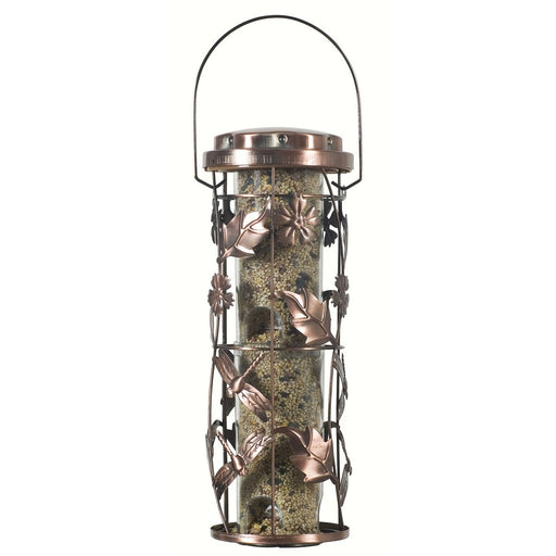 Copper Garden Seed Feeder