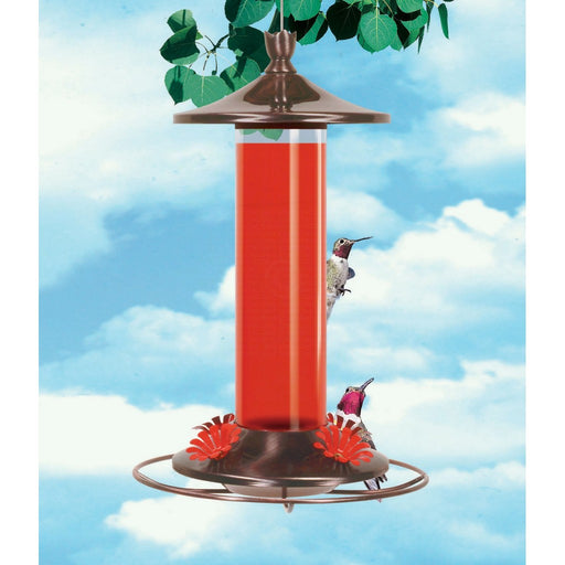 Glass and Metal Hummingbird Feeder Must order in 2's
