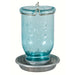 Antique Wide Blue Glass Waterer Must order in 2's