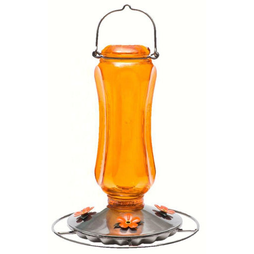 Vintage Carnival Glass Oriole Feeder