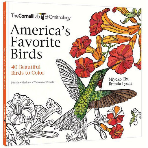 America's Favorite Birds Coloring Book by Miyoko Chu and Brenda Lyons