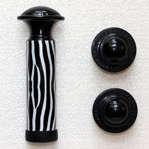 Vacuum Pump with2 Stoppers Animal Pattern Zebra