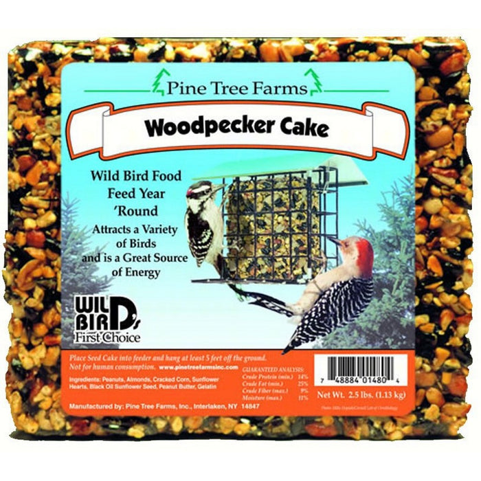 2.5 lb Woodpecker Seed Cake