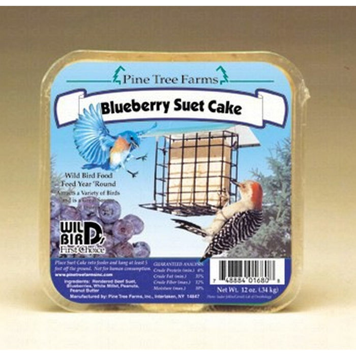 12 oz Blueberry Suet Cake Must order in 12's