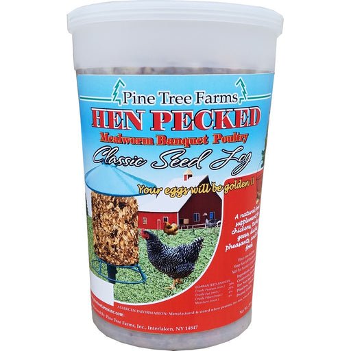 Hen Pecked Mealworm Poultry Classic Log 28 oz